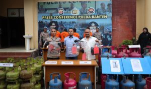 Untung Rp 31 juta per Hari, Polda Banten Bongkar Pengoplos Gas Elpiji di Lebak